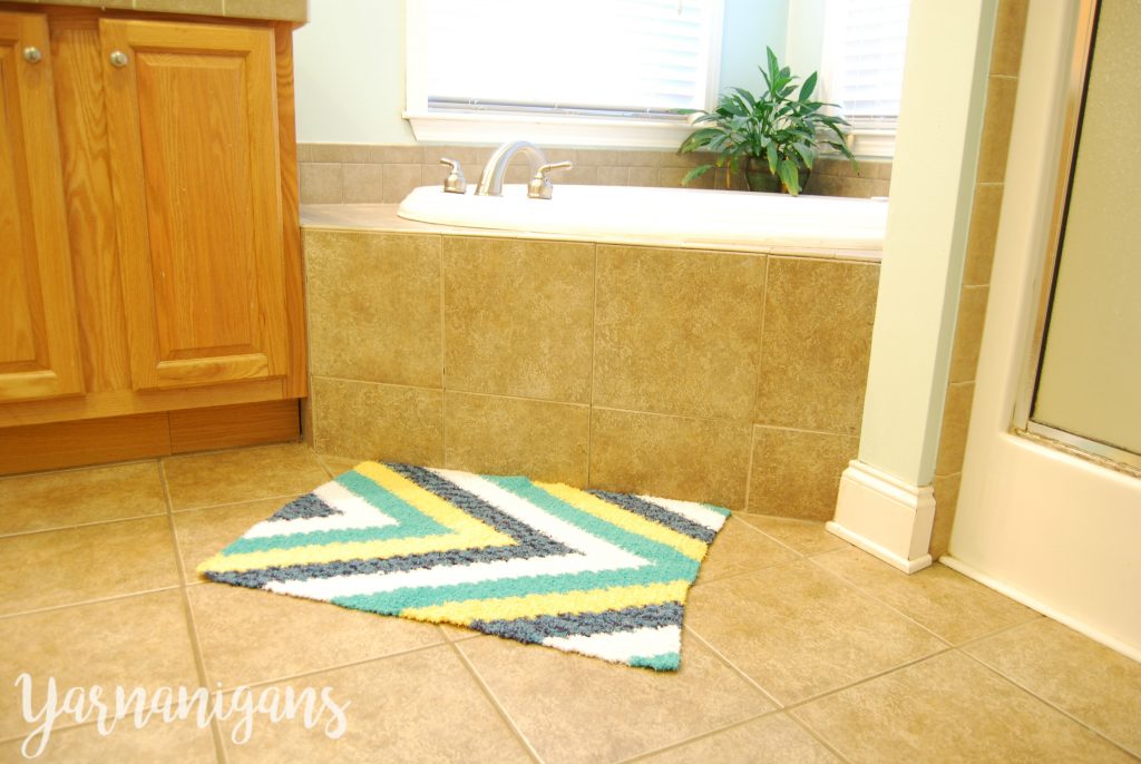crochet rug calming tides bath rug free crochet pattern