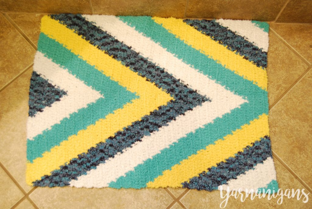 crochet rug calming tides bath rug free crochet pattern