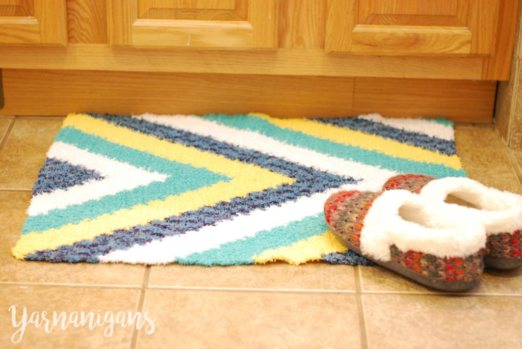 crochet rug calming tides bath rug free crochet pattern