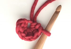 patriotic flag bunting red white blue crochet ruffle